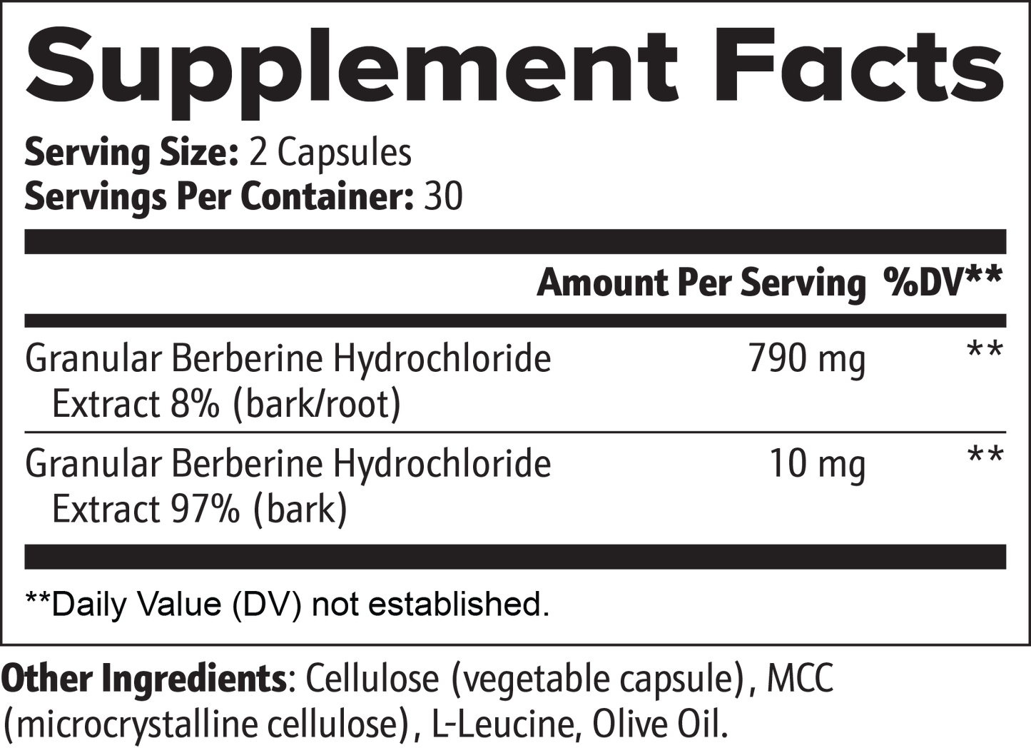 Herbavelle Berberine Capsules