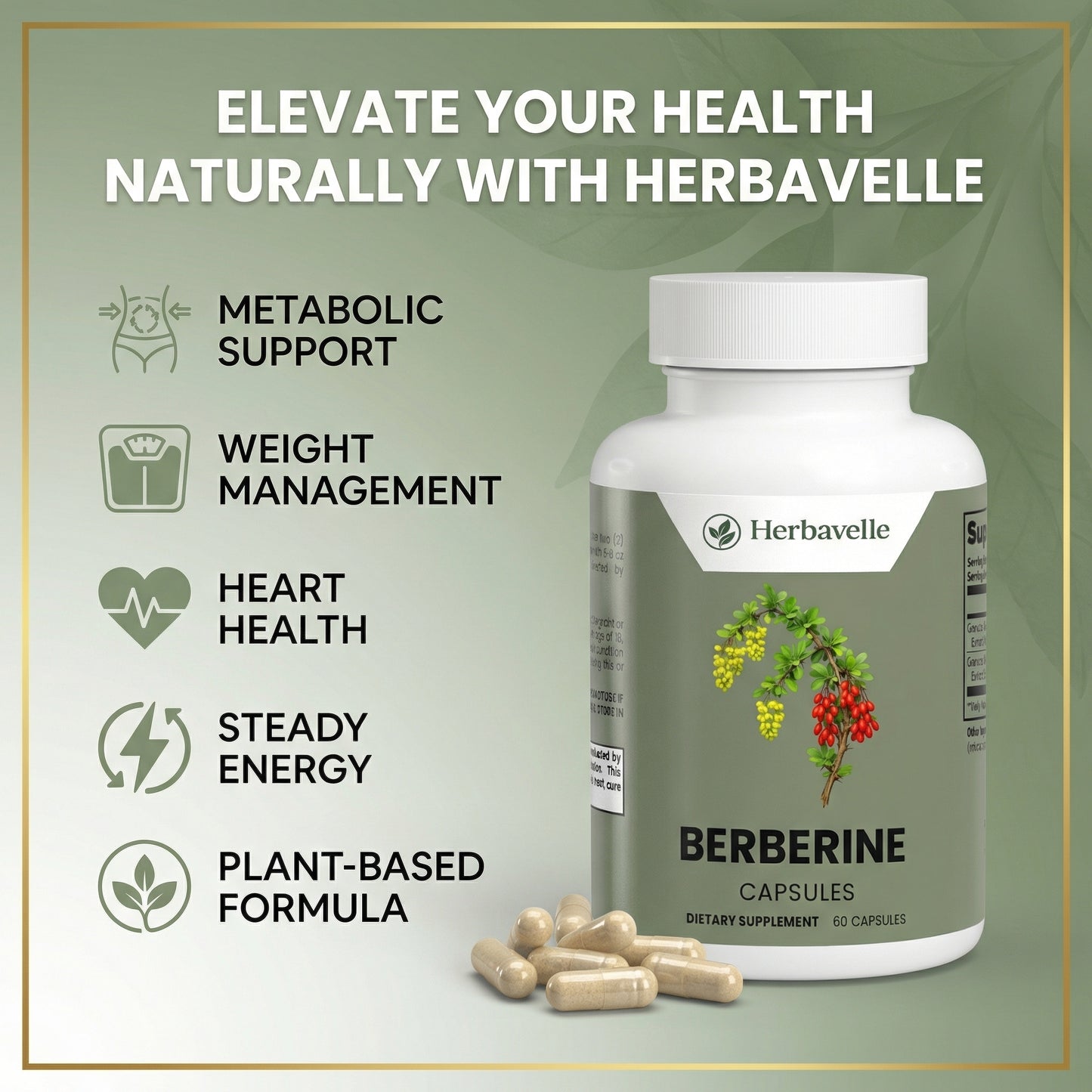 Herbavelle Berberine Capsules